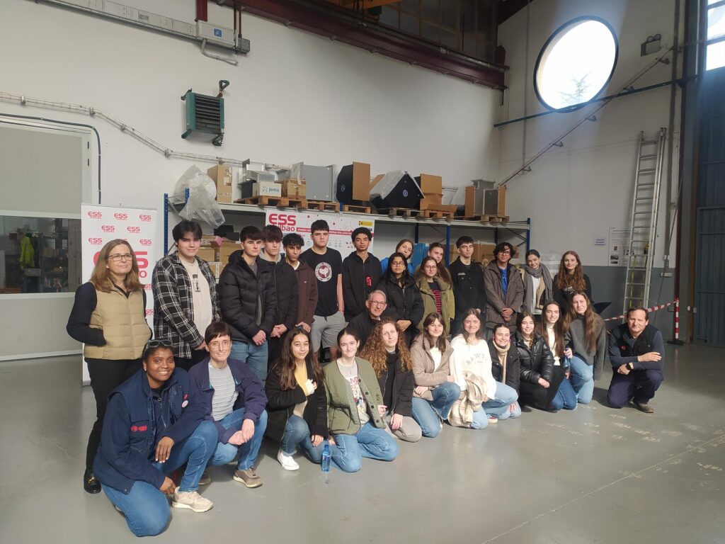 30 estudiantes visitan ESS Bilbao dentro de la iniciativa FP Parke