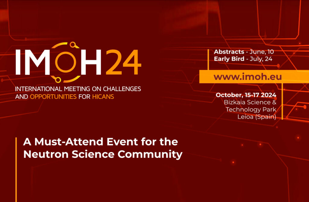 ImoH24, 6 plenary speakers, 8 invited talks, oral presentations, flash sessions and poster sessions during 3 days with the most well-known experts in neutron science.